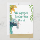 ザビッグワンファースト誕生日 サンキューカード (裏面)