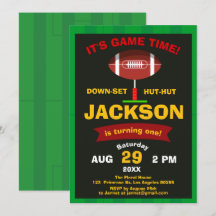 ザビッグワンフットボールフィールドスポーツ誕生日