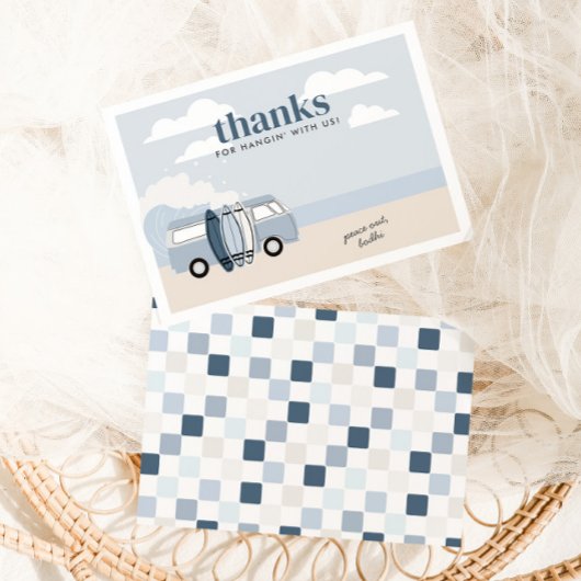 ザビッグワンボーイズビーチサーフ誕生日 サンキューカード