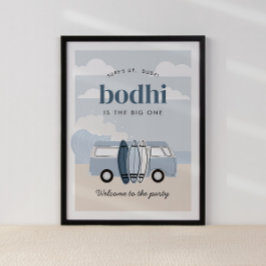 ザビッグワンボーイズビーチサーフ誕生日 ポスター