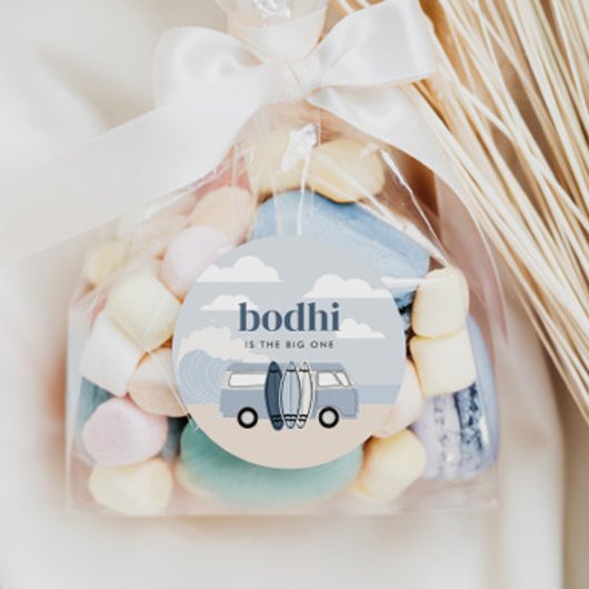 ザビッグワンボーイズビーチサーフ誕生日 ラウンドシール