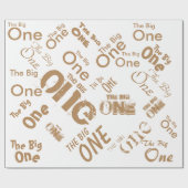 ザビッグワンラッピング紙 ラッピングペーパー (フラット)