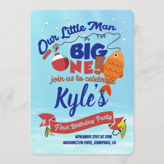 ザビッグワン誕生日カード 招待状