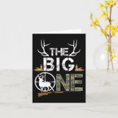 ザビッグワン誕生日ボーイディアハンターカモフラージュ1s カード (黄色い花)