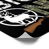 ザビッグワン誕生日ボーイディアハンターカモフラージュ1s ポスター (角)