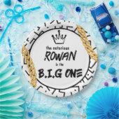 ザビッグワン誕生日90のヒップホップ紙プレート ペーパープレート (パーティー)