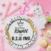 ザビッグワン誕生日90のヒップホップ紙プレート ペーパープレート (パーティー)