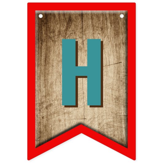 ザビッグワン魚釣りテーマボーイズファースト誕生日 バンティングフラッグ (第2の旗)