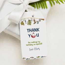 ザビッグワン魚釣り誕生日サンキューラベル ギフトタグ