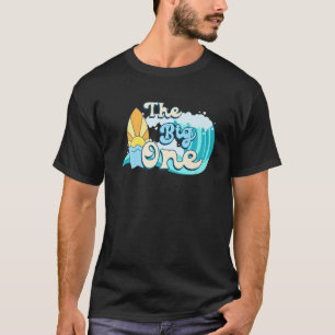 ザビッグワン1歳の誕生日ビーチサーフマッチングサーフェ Tシャツ