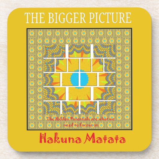 ザビッグ写真アートプリント コースター (正面)