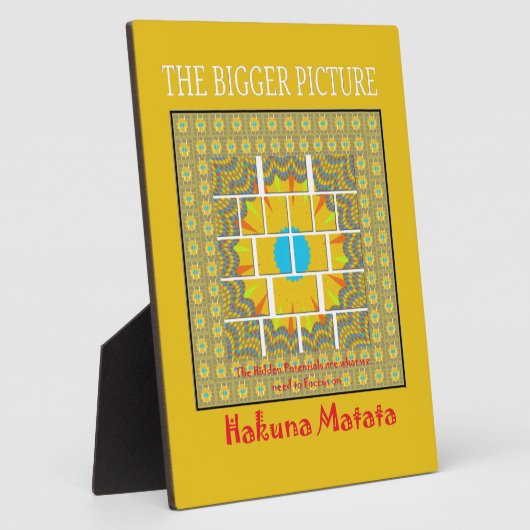 ザビッグ写真アートプリント フォトプラーク (側面)