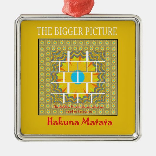 ザビッグ写真アートプリント メタルオーナメント (正面)