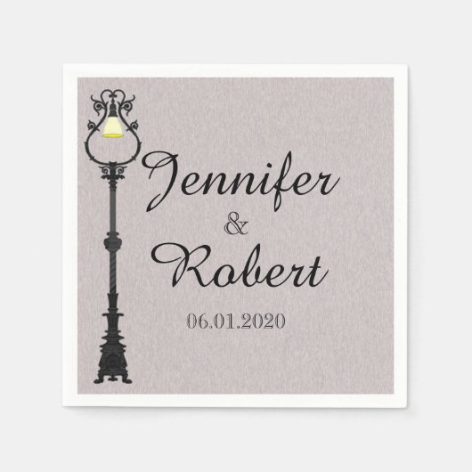 ザビッグ簡単結婚ズナプキン スタンダードカクテルナプキン (正面)