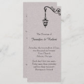 ザビッグ簡単結婚式 プログラム (正面/裏面)