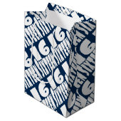 ザビッグ16誕生日 ミディアムペーパーバッグ (正面アングル)