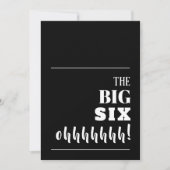 ザビッグ60誕生日 招待状 (正面)