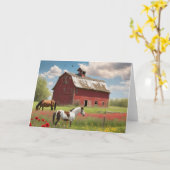 ザビッグ・レッド・バーン カード (黄色い花)