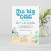 ザビッグ・ワン・ボーイの誕生日サーフボードビーチ 招待状 (スタンド正面)