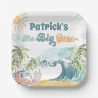 ザビッグONEバースデーパーティー紙プレート ペーパープレート