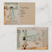 ザビトゥルヴィアンアンティーク羊皮紙 名刺 (正面/裏面)