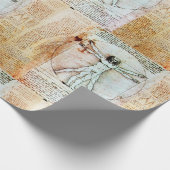 ザビトゥルヴィアンマンバイレオナルドアンティークパーチメント ラッピングペーパー (角)