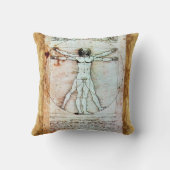 ザビトゥルーアン男性アンティーク羊皮紙 クッション (裏面)