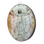 ザビトゥルーアン男性アンティーク羊皮紙 ダーツボード (正面右)