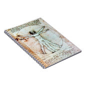 ザビトゥルーアン男性アンティーク羊皮紙 ノートブック (右側)