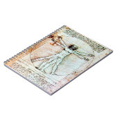 ザビトゥルーアン男性アンティーク羊皮紙 ノートブック (左側)