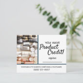ザビューティカウンター商品クレジットはがき ポストカード (スタンド正面)