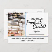 ザビューティカウンター商品クレジットはがき ポストカード (正面/裏面)