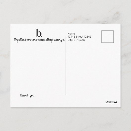 ザビューティカウンター商品クレジットはがき ポストカード (裏面)