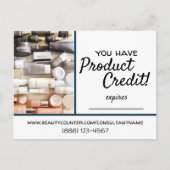 ザビューティカウンター商品クレジットはがき ポストカード (正面)