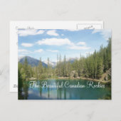 ザビューティフルカナディアンロッキー ポストカード (正面/裏面)