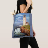 ザビューティフルティーズライトハウストート トートバッグ (クローズアップ)