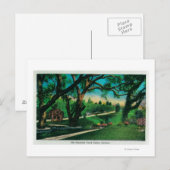 ザビューティフルブッシュ沈んだガーデンズパサデナ， CA ポストカード (正面/裏面)