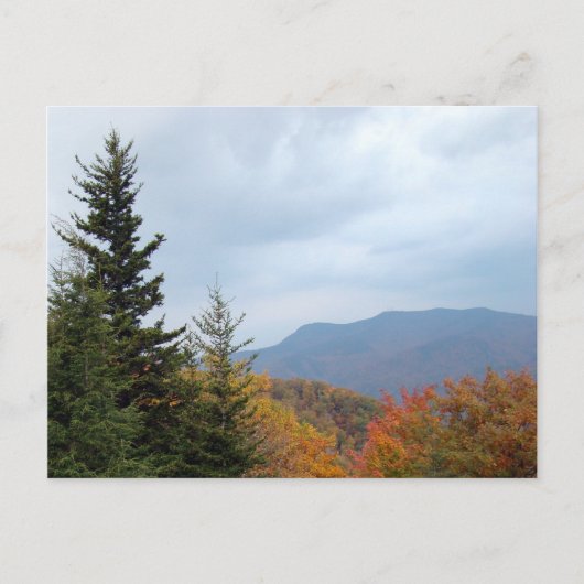 ザビューティフルブルーリッジマウンテンズ ポストカード (正面)