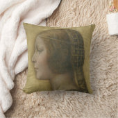 ザビューティフルプリンセス(レオナルド・ダ・ヴィンチ) クッション (ブランケット)