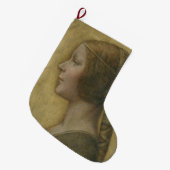 ザビューティフルプリンセス(レオナルド・ダ・ヴィンチ) ラージクリスマスストッキング (正面 (吊り時))