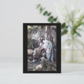 ザビューティフルメイドロマンチックフランスの1906ヴィンテージ ポストカード (スタンド正面)