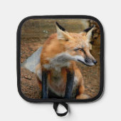 ザビューティフルレッドキツネ 鍋敷き (正面)