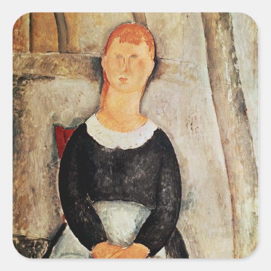 ザビューティフル食料雑貨店 スクエアシール (正面)