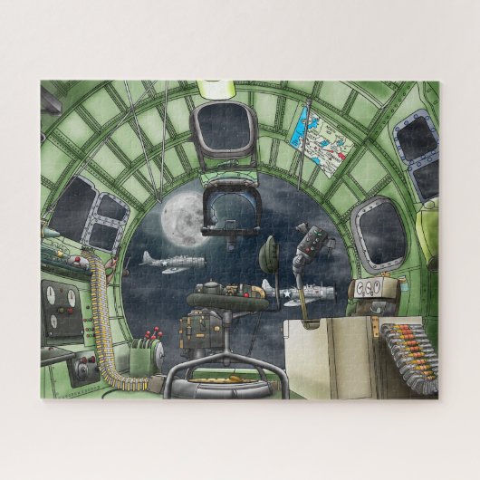 ザビューボンバルディアのB-17からの眺め ジグソーパズル (横)