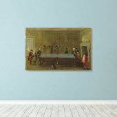 ザビリヤードルーム(油オンキャンバス) キャンバスプリント (インサイチュ (ウッドフロア))