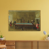 ザビリヤードルーム(油オンキャンバス) キャンバスプリント (インサイチュ (リビング))