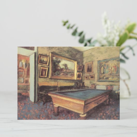 ザビリヤード室アットメニル・ヒューバート(エドガー・デガス) (スタンド正面)