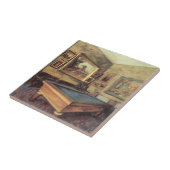 ザビリヤード室アットメニル・ヒューバート(エドガー・デガス) タイル (側面)