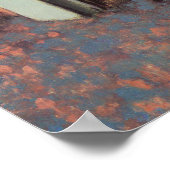 ザビリヤード室アットメニル・ヒューバート（エドガー・デガス） ポスター (角)