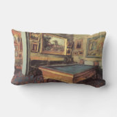 ザビリヤード室アットメニル・ヒューバート（エドガー・デガス） ランバークッション (裏面)